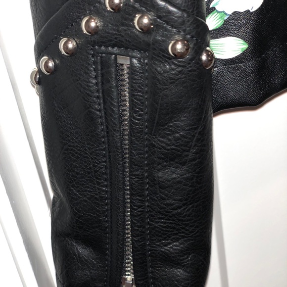 SOLD! Madden Faux Studded Leather Jacket - Picture 6 of 7